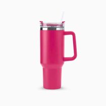Copo Térmico 1200ml – Mantém Bebidas Quentes e Geladas por Horas - Rosa pink