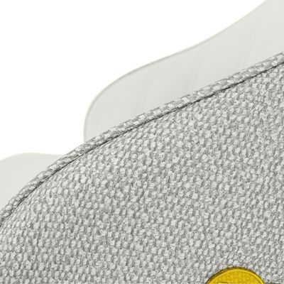 Kit 6 Cadeiras De Jantar Estofada Design La Martina - Branca