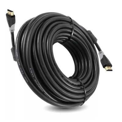 Cabo Hdmi 10m Full Hd Blindado Para Tv Com Malha De Nylon