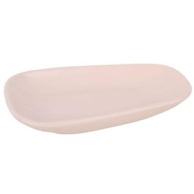 Prato Oval LHermitage Sumatra em Cerâmica 12 x 21,40 cm - Marfim