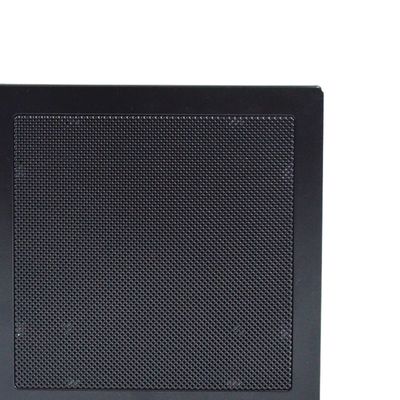 Arandela Quadrada Plastica Fiamon 6 Polegadas com Difusor 30RMS 8R Preta