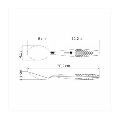 Colher de Mesa Inox Assistivos