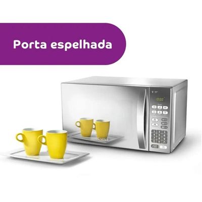 Microondas Consul Espelhado 20 Litros Função Descongelar Cm020 220V
