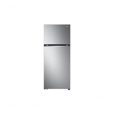 Geladeira LG Frost Free Inverter 395L Duplex Cor Inox Look (GN-B392PLM) 110V