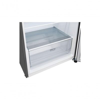 Geladeira LG Frost Free Inverter 395L Duplex Cor Inox Look (GN-B392PLM) 110V