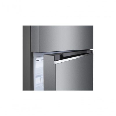 Geladeira LG Frost Free Inverter 395L Duplex Cor Inox Look (GN-B392PLM) 110V