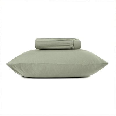Jogo De Cama Solteiro King Altenburg Malha Fio Penteado Verde Bond