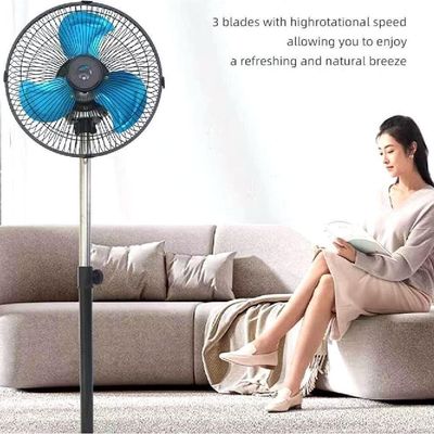 Ventilador Coluna Pedestal 115cm 127v 3 Velocidades Silencioso Oscilante Potente Baixo Consumo 45W