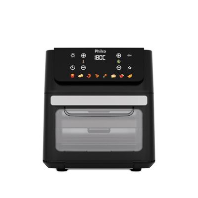 Fritadeira Elétrica Air Fryer Philco Oven PAF11B 11L Porta Removível - Preta Preto / 110