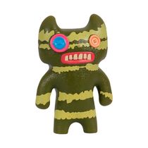Mini Boneco Fuggler 6cm - Indecisive Monster Verde