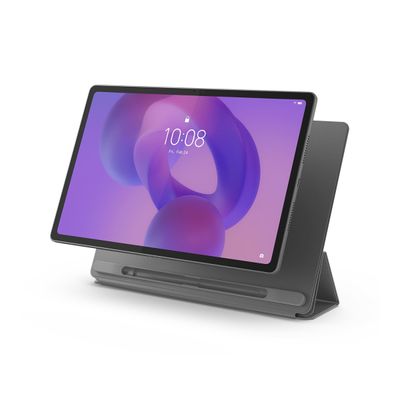 Tablet Lenovo Idea Tab Plus 12.1 Android 15 256GB ZAG70941BR MediaTek D6400 Wi-Fi 13MP Caneta Capa Protetora Luna Grey