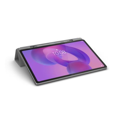 Tablet Lenovo Idea Tab Plus 12.1 Android 15 256GB ZAG70941BR MediaTek D6400 Wi-Fi 13MP Caneta Capa Protetora Luna Grey
