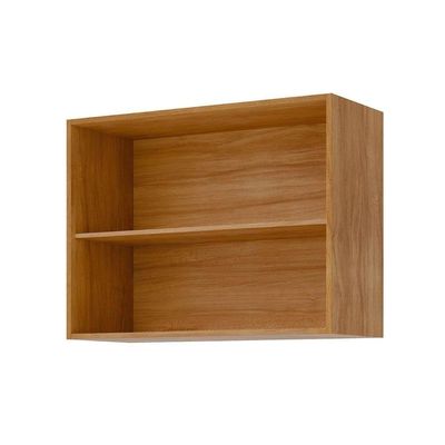 Armário Aéreo Cozinha Modulado áurea C/ 2 Portas 80cm Cinamomo/off White - Mgm