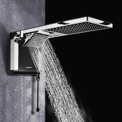 Chuveiro Acqua Duo Black Cromado 220V 6800 Watts 7510105 Lorenzetti Chuveiro Acqua Duo Blac