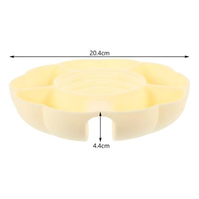 Bandeja Petisqueira Suporte Copo Quencher Silicone Lanches Encaixe Para Copo Térmico + 5 Divisórias