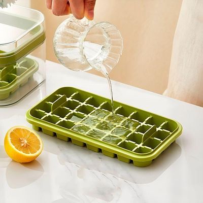 Bandeja Molde Cubo De Gelo Armazenamento - Cubos Sempre Frescos E Armazenamento Hermético