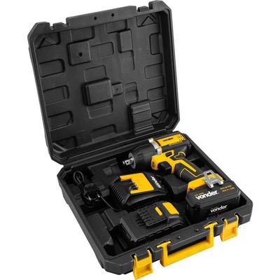 Chave De Impacto, Bateria 18v, Encaixe De 1/2, Carregador Bivolt, Civ 180b, Vonder Ostenvonder