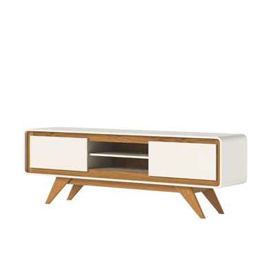 Rack Buffet Aparador Sala Estar Retrô Vintage Off White 1,80 Off White