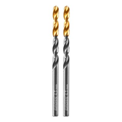 Broca Aço Rápido Nitreto Titânio 4,5mm 2pcs Gross