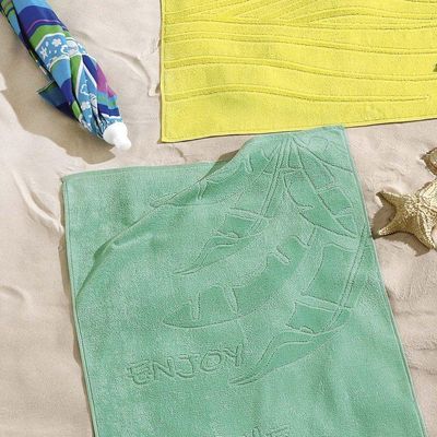 Toalha De Praia Copacabana 420g/m² 01 Peça 1,60m X 70cm 90% Algodão | 10% Poliéster - Maldivas Pink