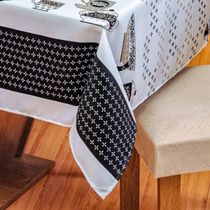 17721570122856 Toalha De Mesa Vilela Em Oxford Quadrada 1,40m X 1,40m 100% Poliéster - Café Da Manhã