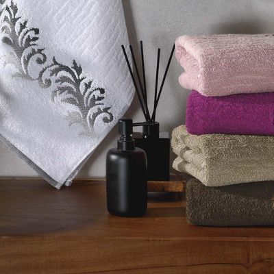 Toalha De Rosto Eden Avulsa 01 Peça 450g/m² 80cm X 50cm 100% Algodão - Branco