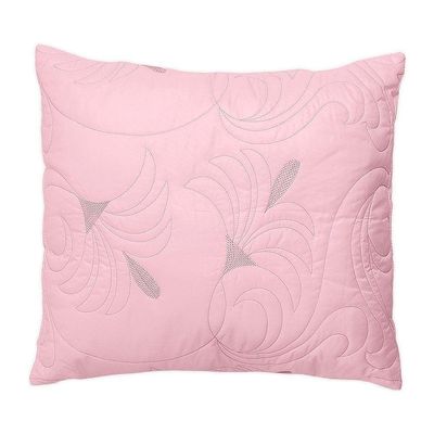 Almofada Decorativa Melody Bordada Com Refil 100% Poliéster - Rosé