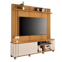 Estante Home Theater Trinus Cinamomo Off White - Hb Móveis
