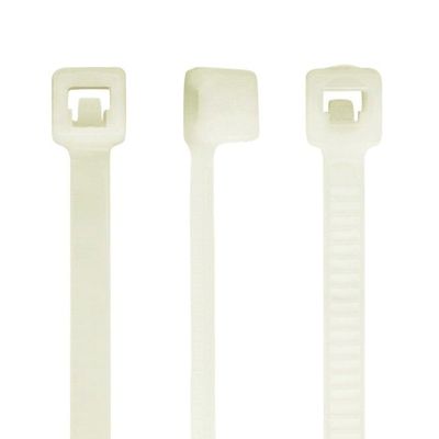 Abraçadeira De Nylon Branco 50 Uni Cinta Plastica Enforca