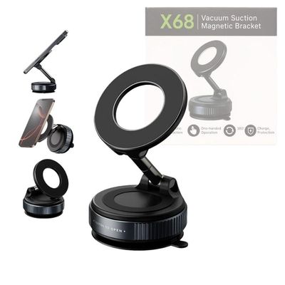 Suporte Magnético Para Celular 360° Com Ventosa De Sucção