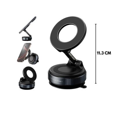Suporte Magnético Para Celular 360° Com Ventosa De Sucção
