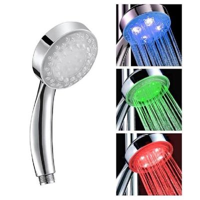 Chuveiro Led Cromoterapia Sensor De Calor Multicores Rgb Banheiro Moderno