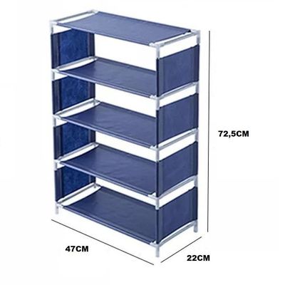 Estante Multiuso 5 Prateleiras Sapateira Organizadora Brinquedos Tenis Roupas Objetos 10 Pares