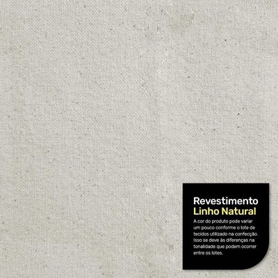 Sofá Varanda Samoa Madeira Maciça 02 Lugares Com Cordas Náutica Linho Natural - Abmaza