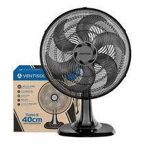 Ventilador Ventisol Oscilante De Mesa 80W 6 Pás 40cm Turbo Premium 220V