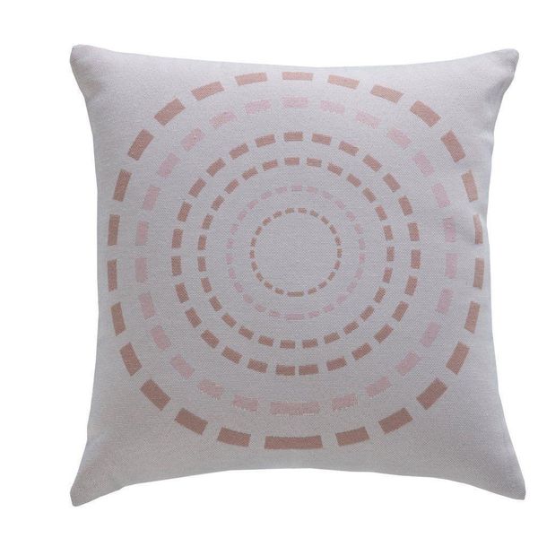 Capa De Almofada Decorativa Turin Quadrada 1 Peça 58% Algodão / 42% Poliéster - Mandala Rose