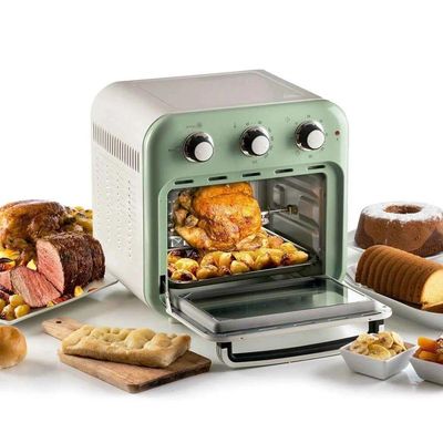 Fritadeira Air Fryer Ariete Vintage 16L Verde 1200W Modelo 4632 Retrô 110V