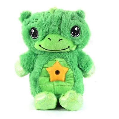 Urso De Pelúcia Projetor De Estrelas Luz Noturna Musical Ursinho Abajur Infantil Verde
