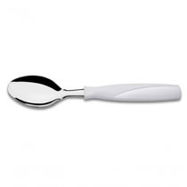 Kit 6 Colher De Mesa Aço Inox Branco Brinox