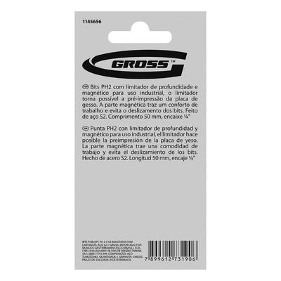 Bit Phillips Imantado Ph2 50mm 1/4'' Gross