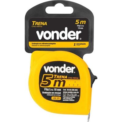 Trena De Aço 5 M X 19 Mm Vonder Ostenvonder