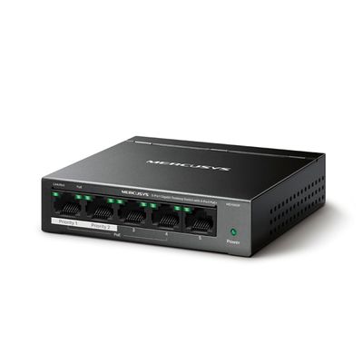 Switch Mercusys 5-PORT Gigabit Desktop SWITCH WITH 4-PORT Poe+ MS105GP - MCS0037