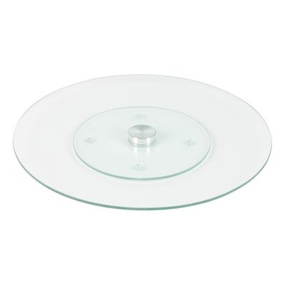 Tabua de Vidro Giratória 35cm Flipp CV244853 Cazza UNICA