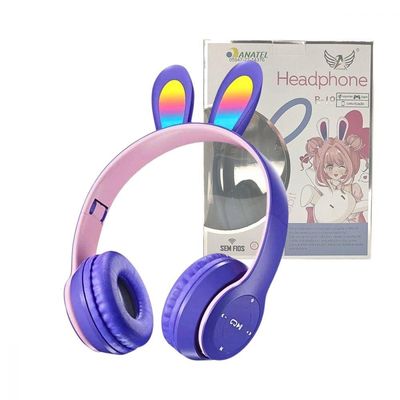 Fone De Ouvido Headphone Bluetooth Sem Fio Orelha De Coelho