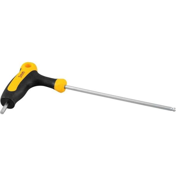 Chave Hexagonal (allen) Abaulada Longa, 3 Mm, Cabo T, Vonder Ostenvonder