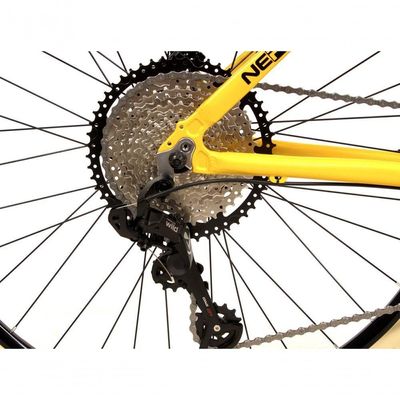 Bicicleta Aro 29 Nero 5 Peças Inteira Absolute 12v Hollowtech Hidráulica  Trava No Guidão Amarelo 15
