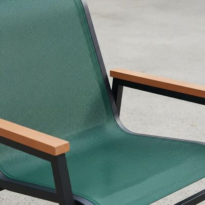 Kit 2 Cadeiras De Praia Piscina Resistente Sol Chuva Maresia Verde
