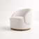 Kit 4 Poltronas Decorativa Premium Orgânica Para Recepção E Clinicas Em Bouclê Italiano Off White