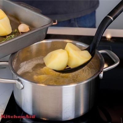 Jogo Colher Perfurada E Sólida Multiuso Preto Kitchenaid