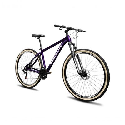 Bicicleta Aro 29 Absolute Nero 5 Kit 2x9 Gta Sunrun K7 Freio A Disco Garfo Com Trava Roxo 19